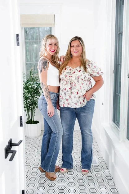 ✨HOT SALE 50% OFF👖New Tummy Control Bootcut Jeans 🔥